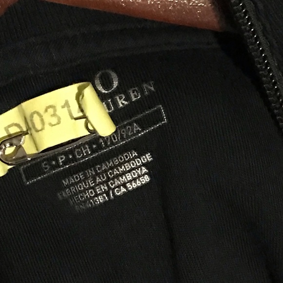 Polo Ralph Lauren Black Performance Jacket Size Small - Picture 5 of 6